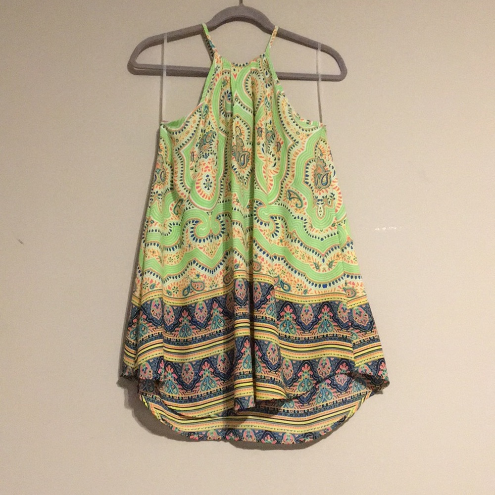 Paisley printed summer dress